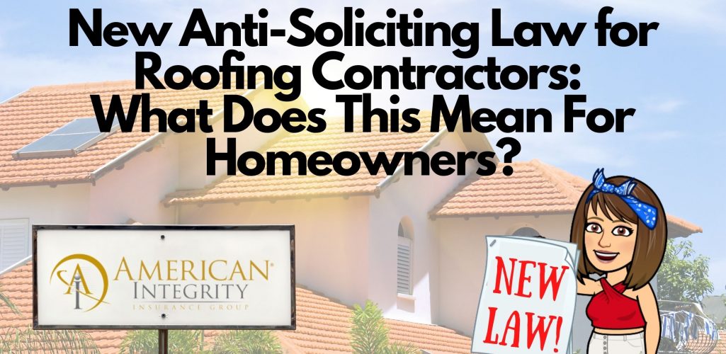 New Anti Soliciting Law For Roofing Contractors What Does This Mean
